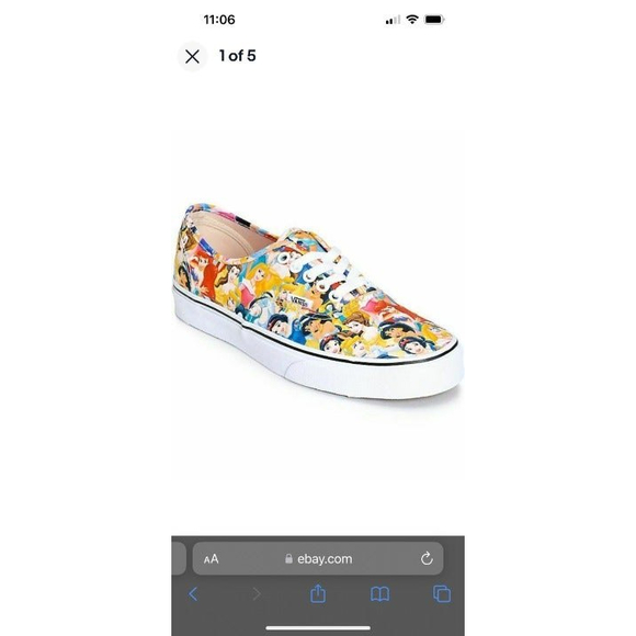 Disney Princess VANS RARE GREAT condition WOMEN - Picture 8 of 8